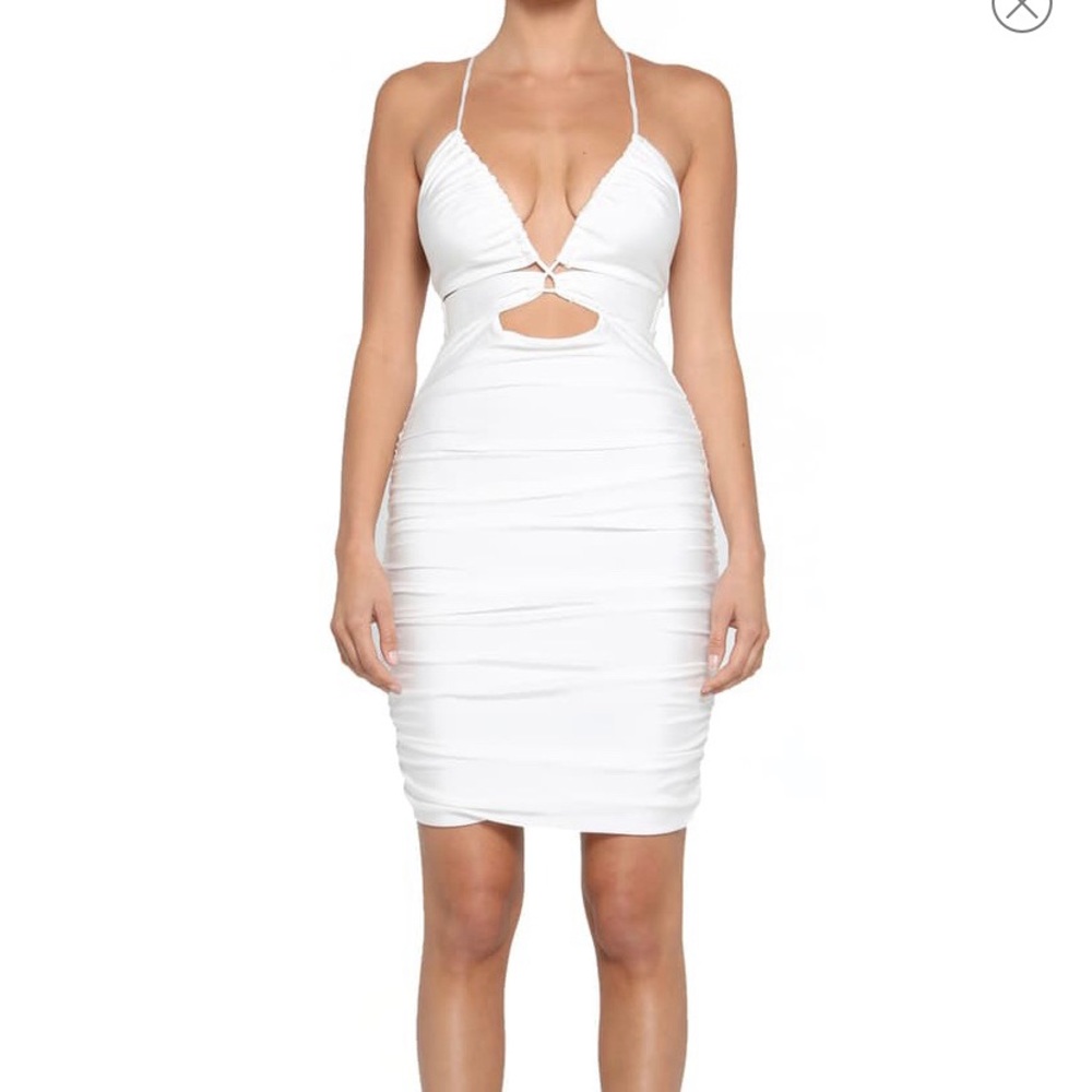 Tiger Mist White dress NWOT